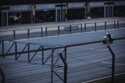 Fast motorcycle at Sepang international circuit