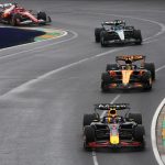 MELBOURNE, AUSTRALIA - MARCH 16: Max Verstappen of the Netherlands driving the (1) Oracle Red Bull Racing RB21