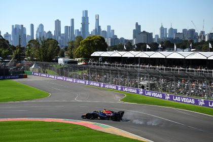 MELBOURNE, AUSTRALIA - MARCH 06: Max Verstappen of the Netherlands driving the (3) Oracle Red Bull Racing RB22 Red Bull Ford on track during practice ahead of the F1 Grand Prix of Australia at Albert Park Grand Prix Circuit on March 06, 2026 in Melbourne, Australia.