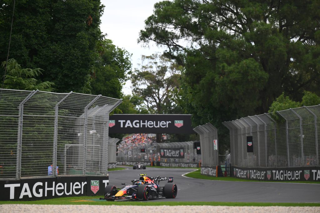 MELBOURNE, AUSTRALIA - MARCH 07: Isack Hadjar of France driving the (6) Oracle Red Bull Racing RB22 Red Bull Ford on track during qualifying ahead of the F1 Grand Prix of Australia at Albert Park Grand Prix Circuit on March 07, 2026 in Melbourne, Australia.